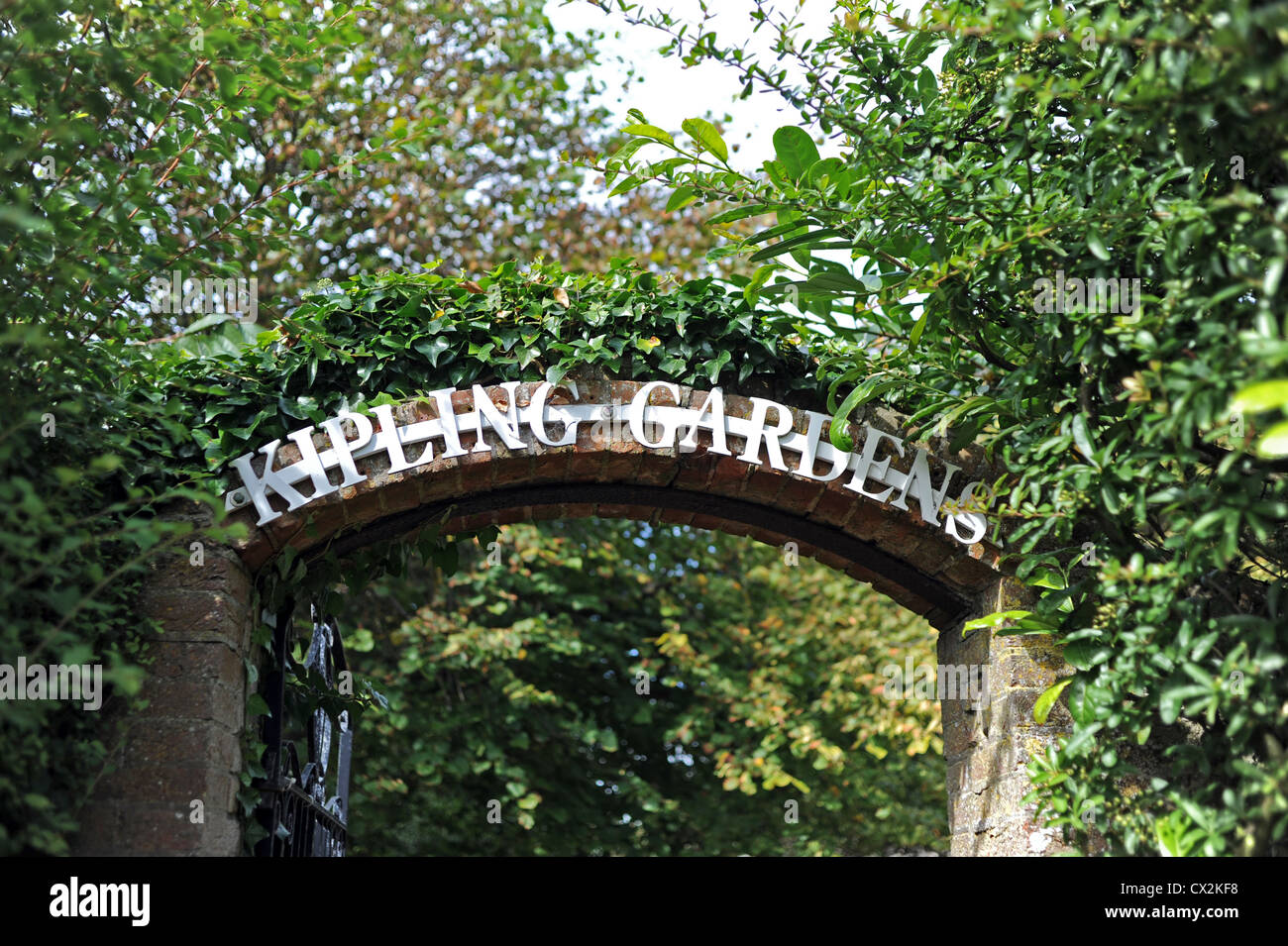 Kipling Gardens at Rottingdean East Sussex near Brighton UK 2012 Stock Photo