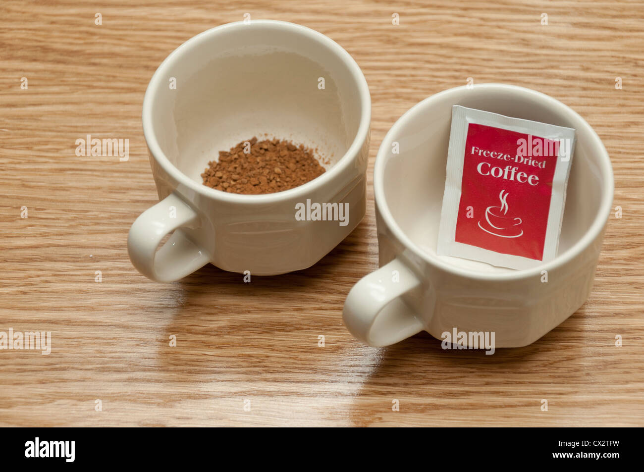 Freeze dried instant coffee Stock Photo Alamy