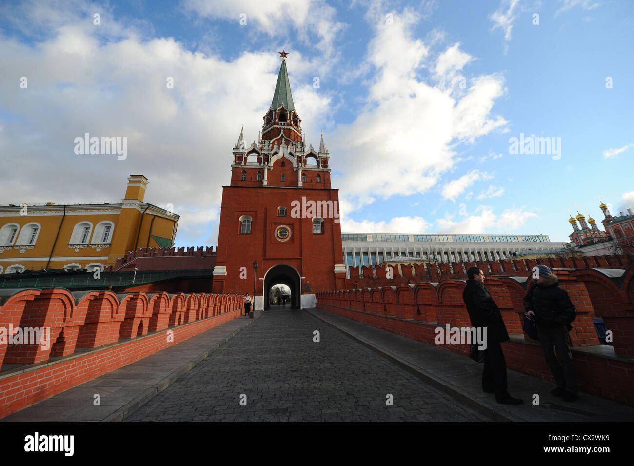 Trinity Gate Tower Kremlin Russia High Resolution Stock Photography and