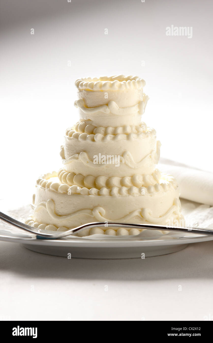 Mini Wedding Cake Stock Photo