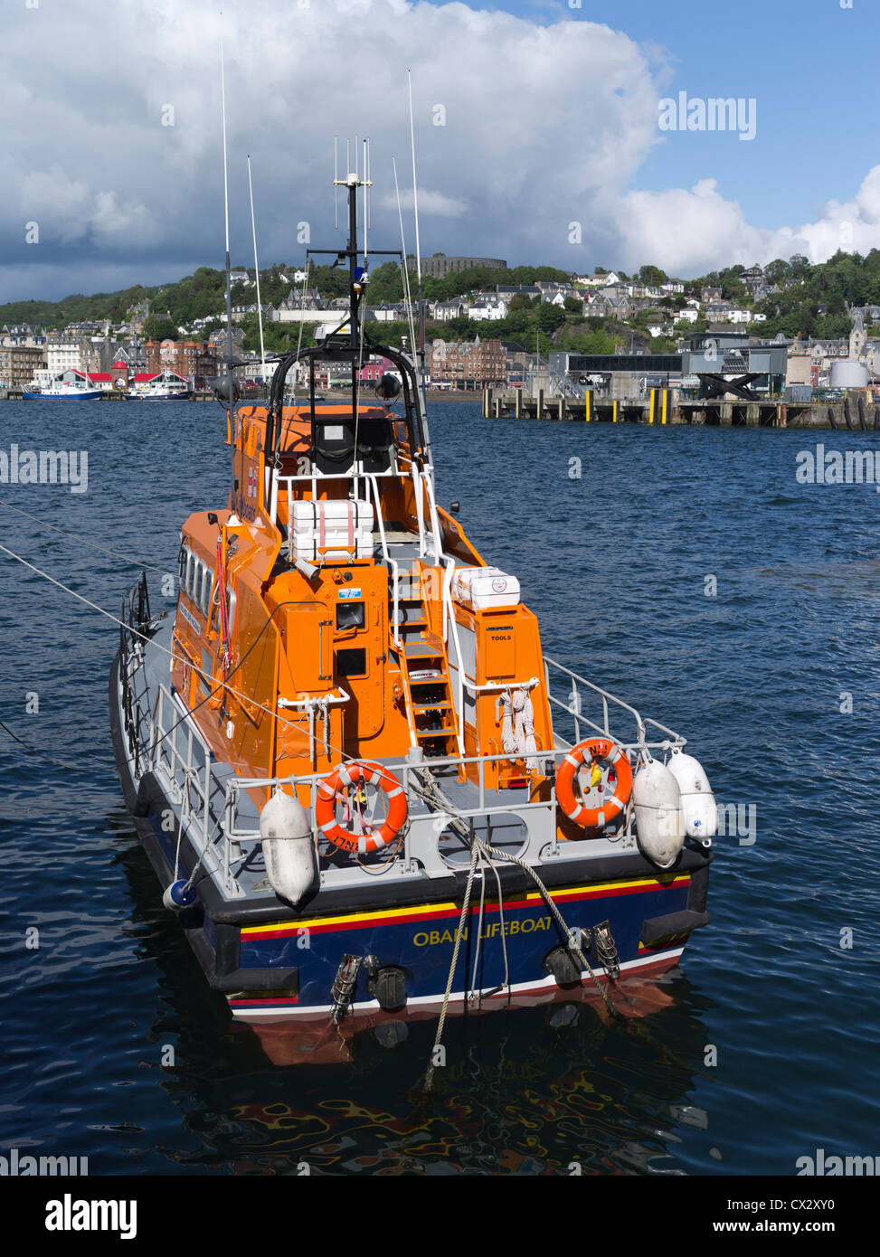 dh RNLB Mora Edith MacDonald OBAN ARGYLL SCOTLAND Scottish RNLI Trent class lifeboat uk Stock Photo