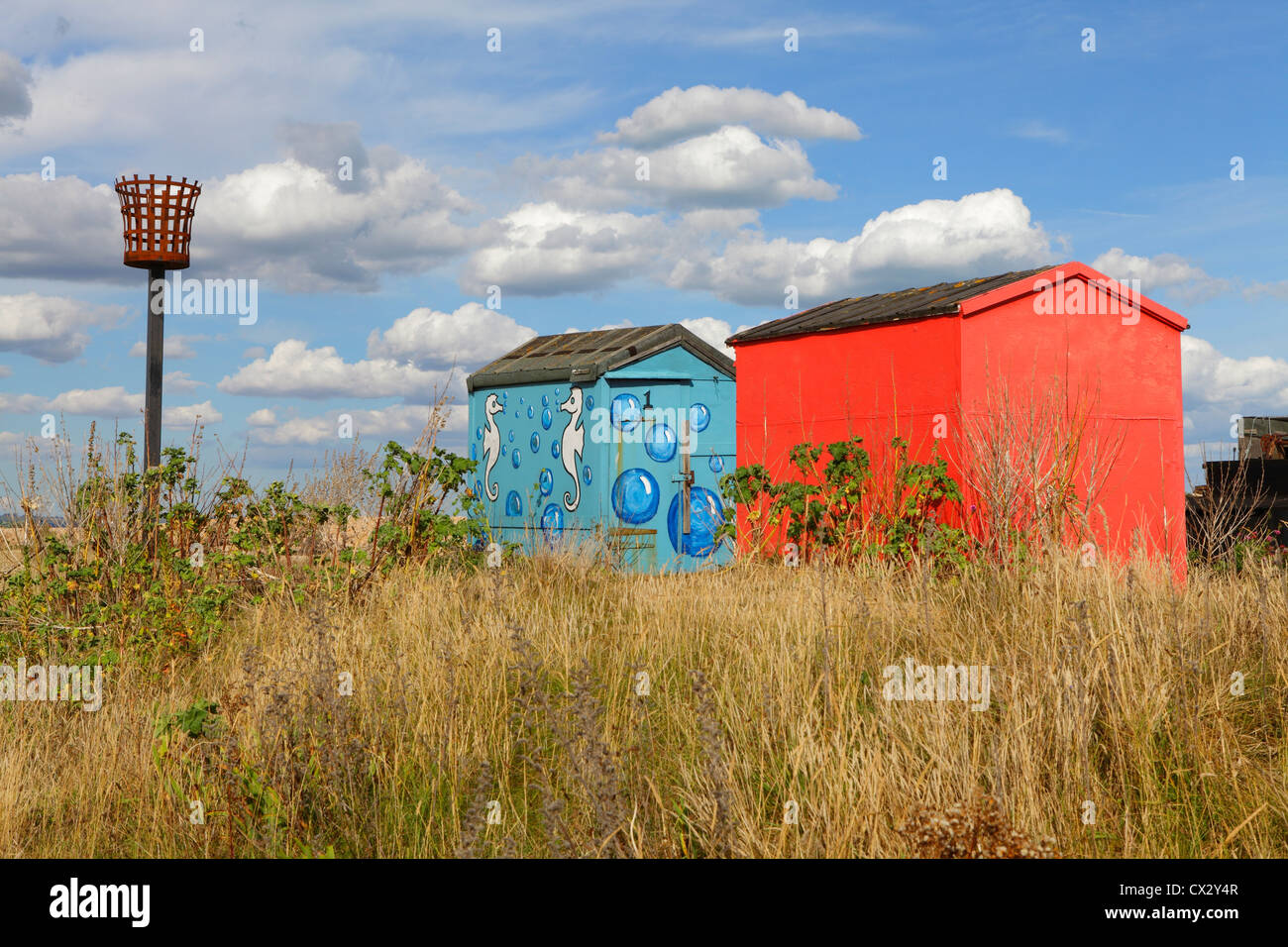 Beach huts Littlestone Kent England UK GB Stock Photo Alamy