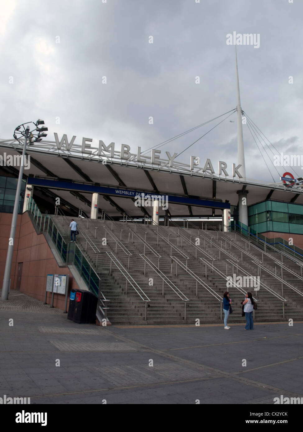 Entrance to Wembley Park Station near Wembley Stadium, Wembley, London