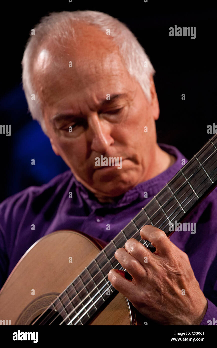 Classic guitarrist John Williams play at the Union Chapel London