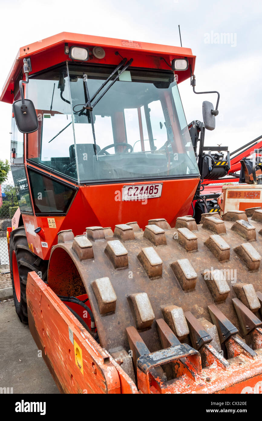 Road roller compactor machinery for hire at Sunshine Coast, Queensland