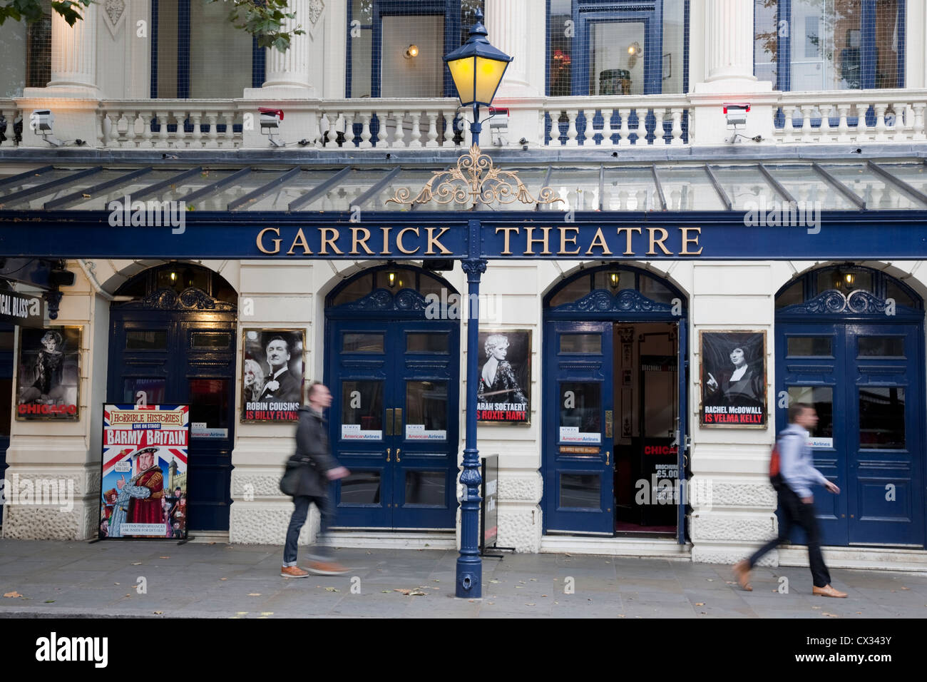 Facade of the Garrick Theatre, London, England, UK Stock Photo