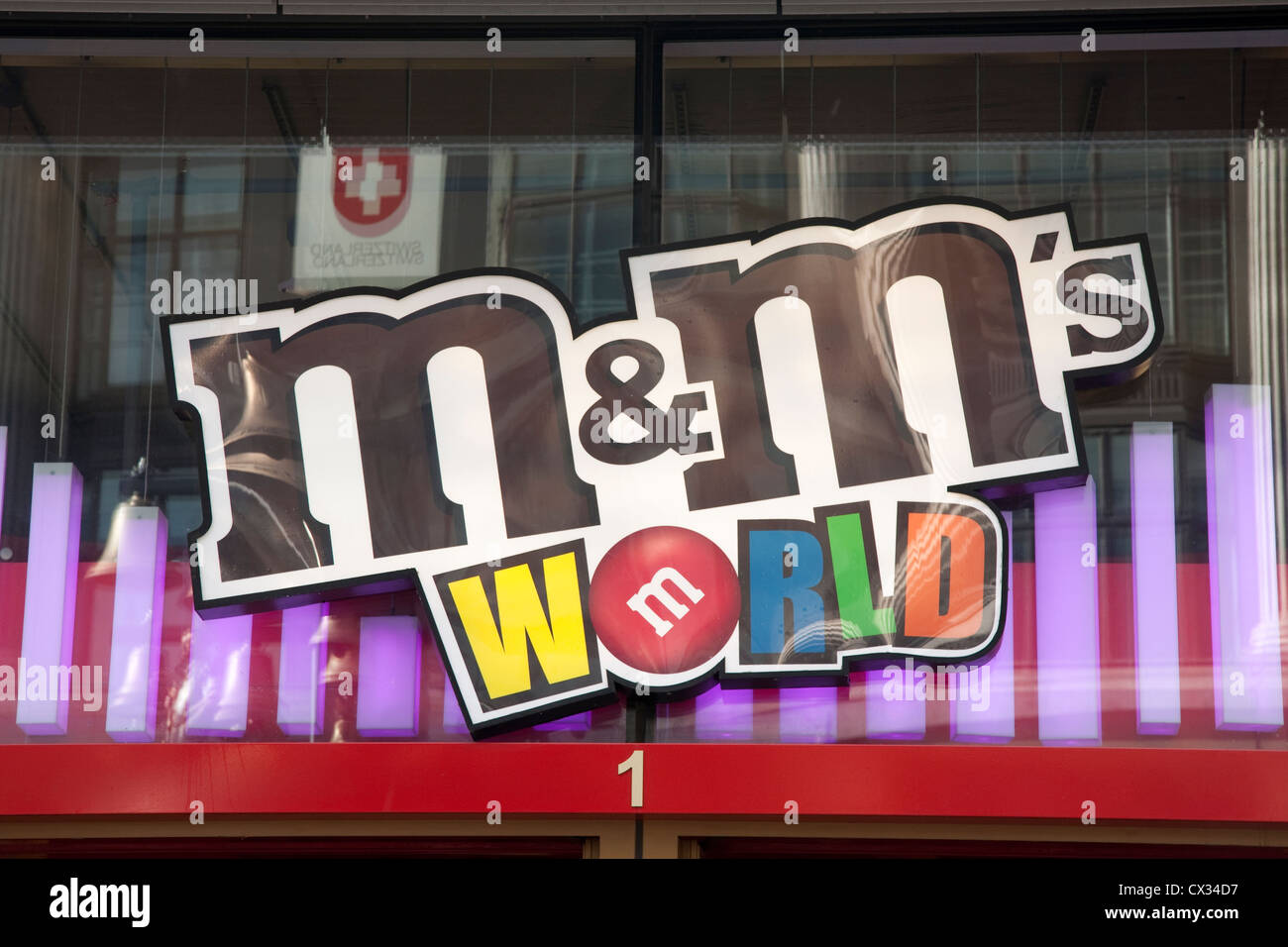 M&M World; Leicester Square; London, England, UK Stock Photo