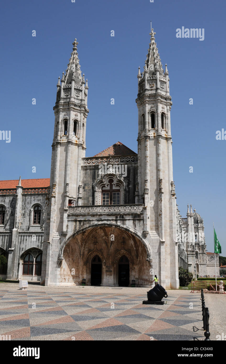 Jeronimos Monastery, Belem, Lisbon, Portugal Stock Photo