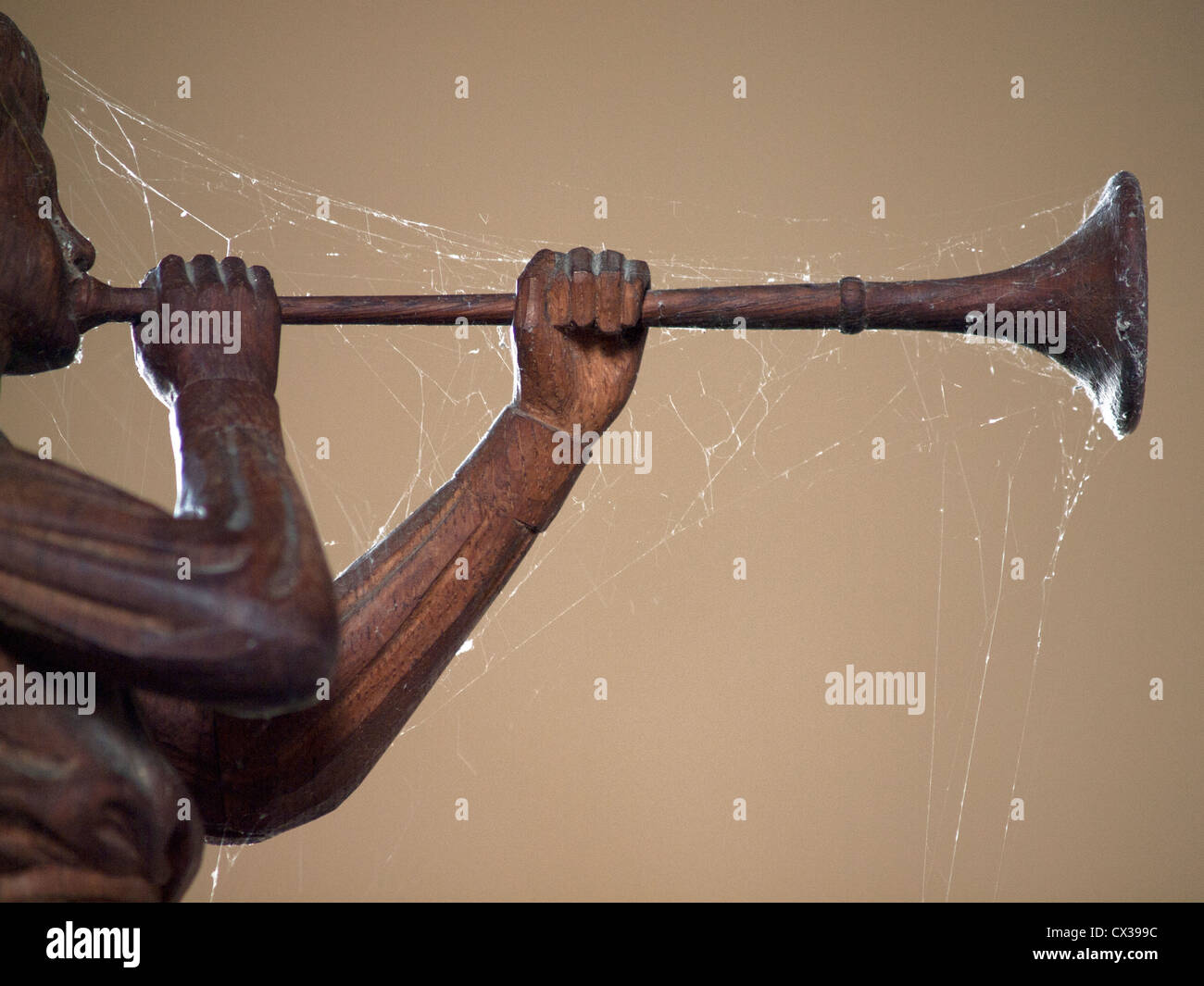 Angel Blowing Trumpet Stock Photos & Angel Blowing Trumpet Stock Images