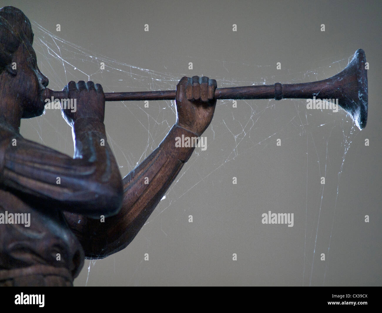 Blowing his own trumpet hires stock photography and images Alamy