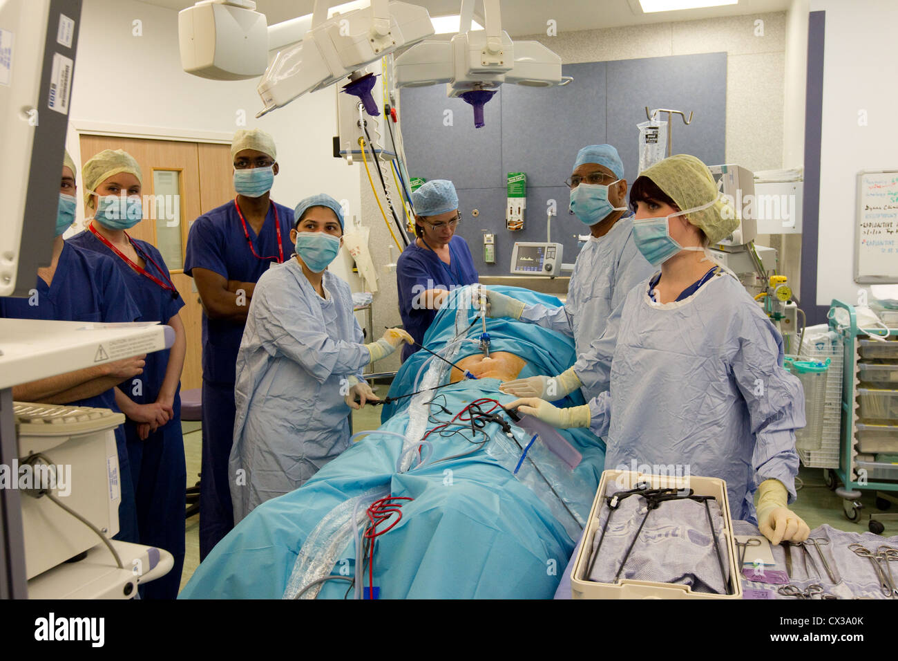 Hospital operation Stock Photo