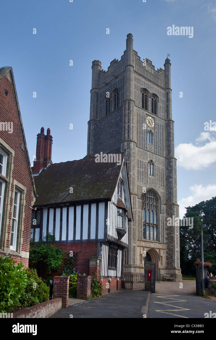 The Church of St Peter and St Paul and the Guildhall, Eye, Suffolk