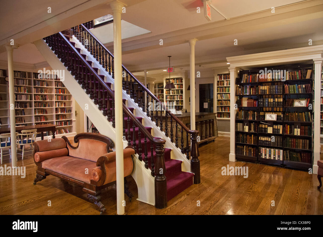 Providence Athenaeum library Stock Photo Alamy