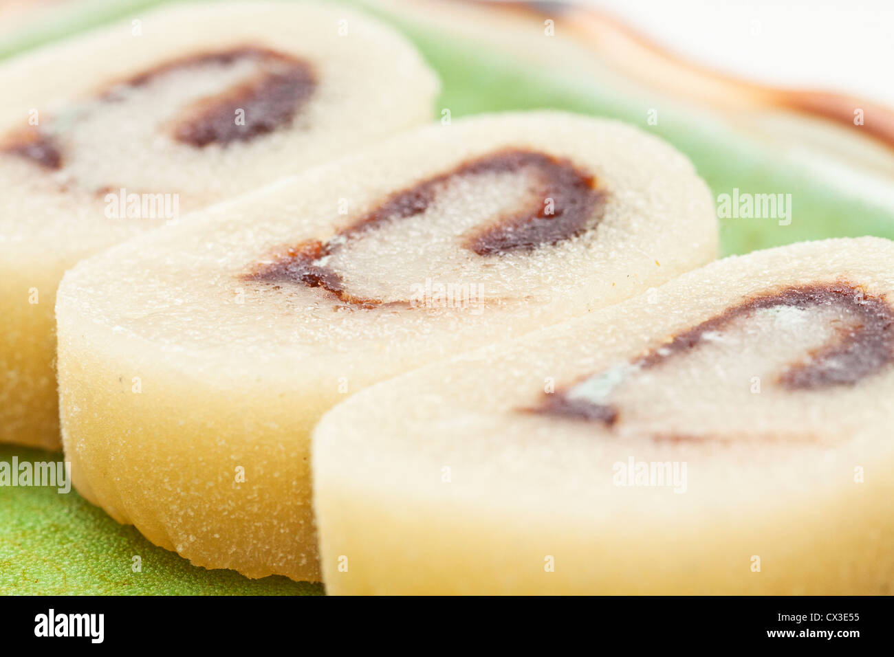 Chinese banana roll dessert Stock Photo Alamy