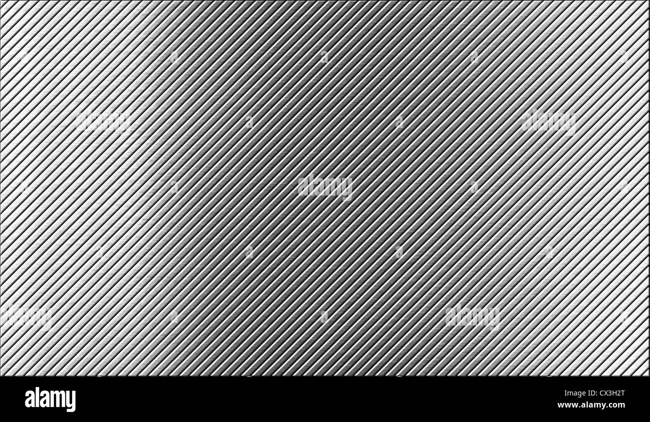 silver metal background with diagonal stripes Stock Photo