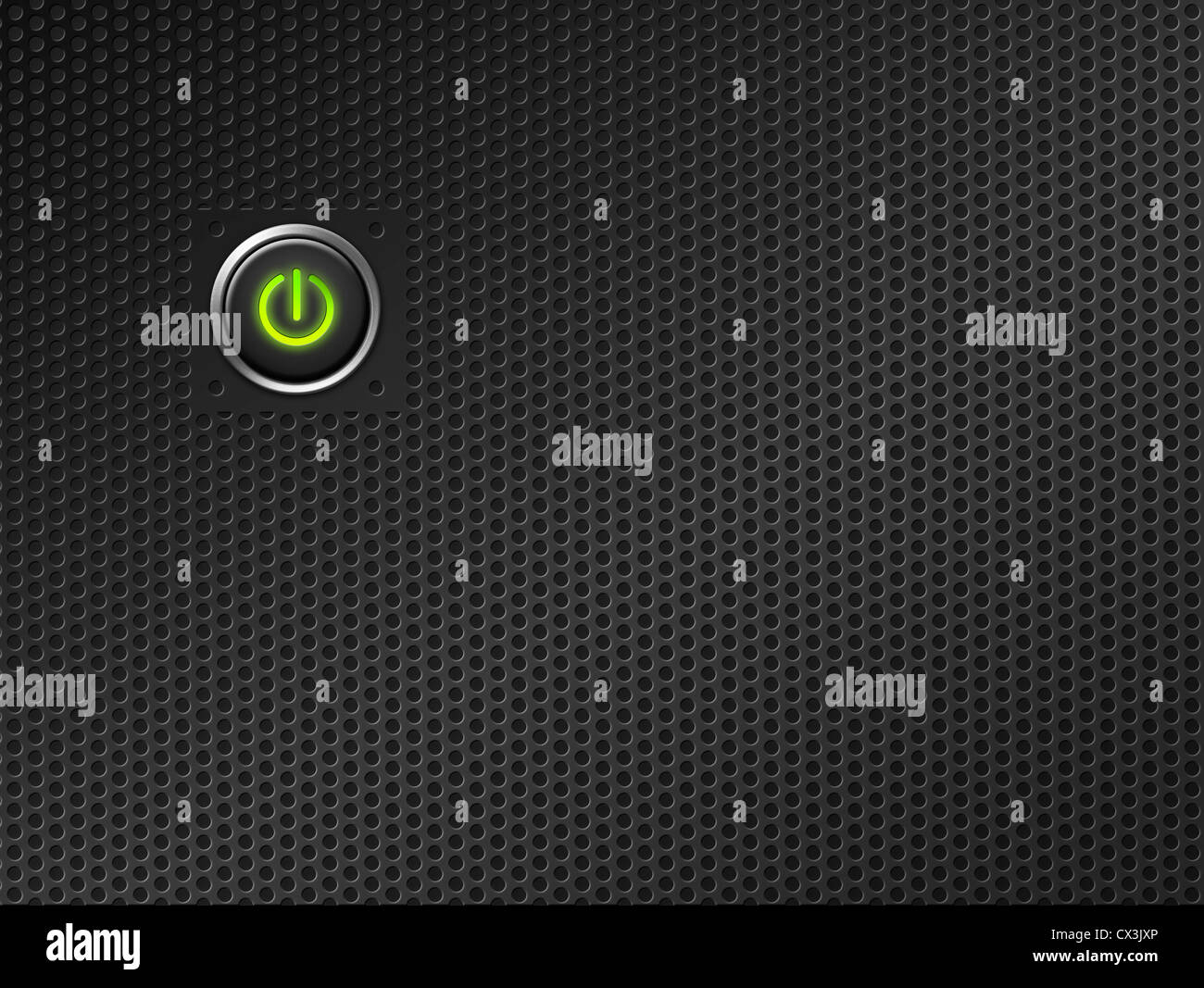 power button on Stock Photo Alamy