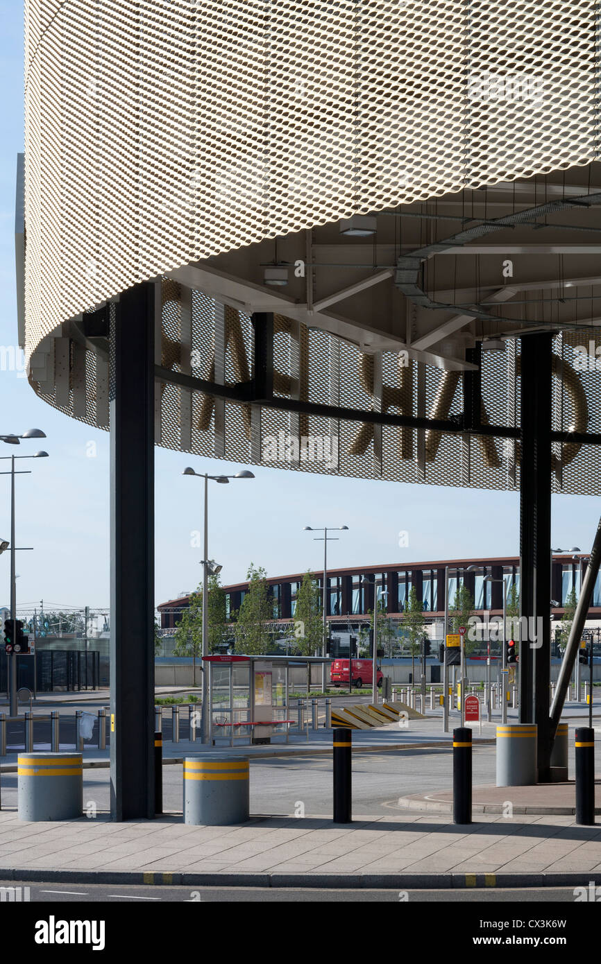 Westfield Stratford City London United Kingdom Architect Fletcher Priest Architects Llp 2011 Westfield Car Park Looking To Stock Photo Alamy