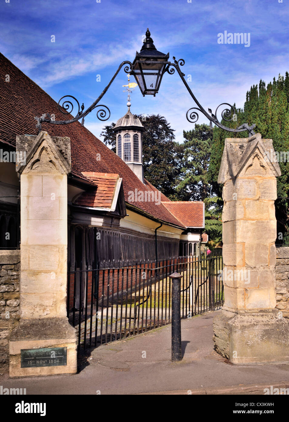 Gateway to the Almshouses in Abingdon, Oxfordshire, UK Stock Photo