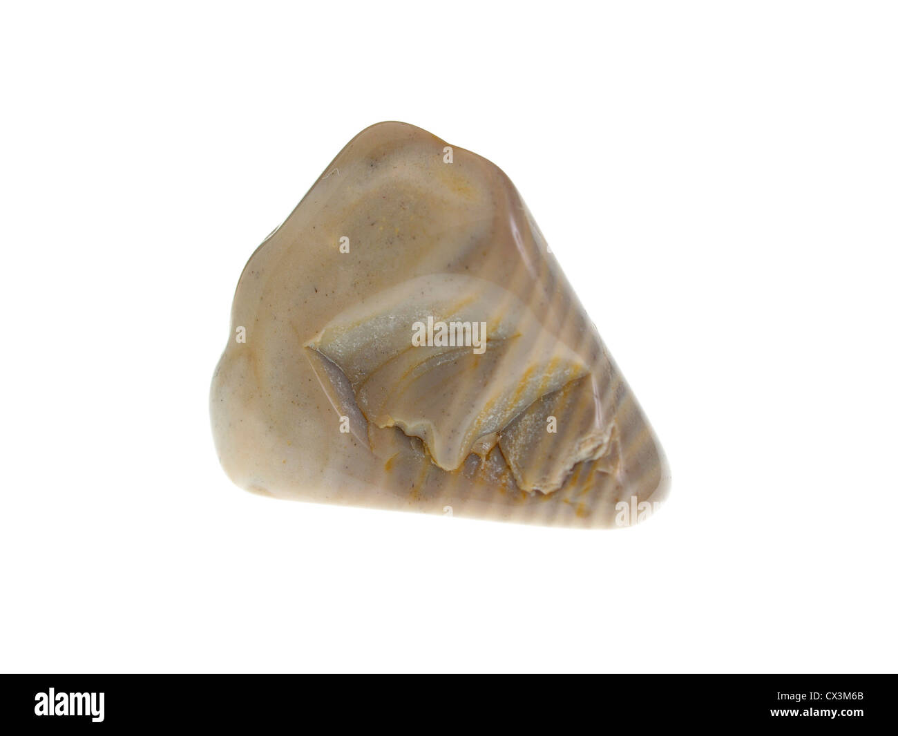 Striped Flint. Origin: Poland Stock Photo - Alamy