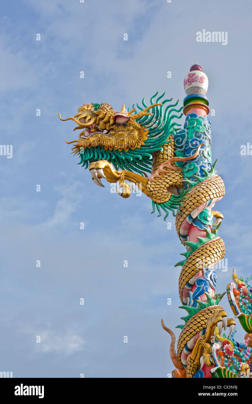 dragon, animals in mythology beliefs of the Chinese people. Stock Photo