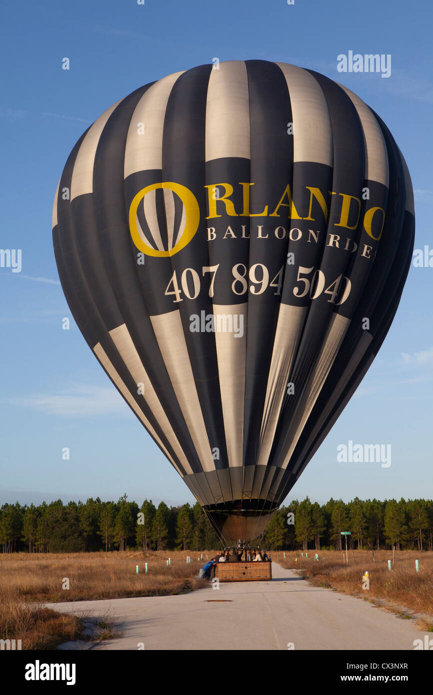 Hot Air Balloon Orlando Florida USA at sunrise Stock Photo Alamy