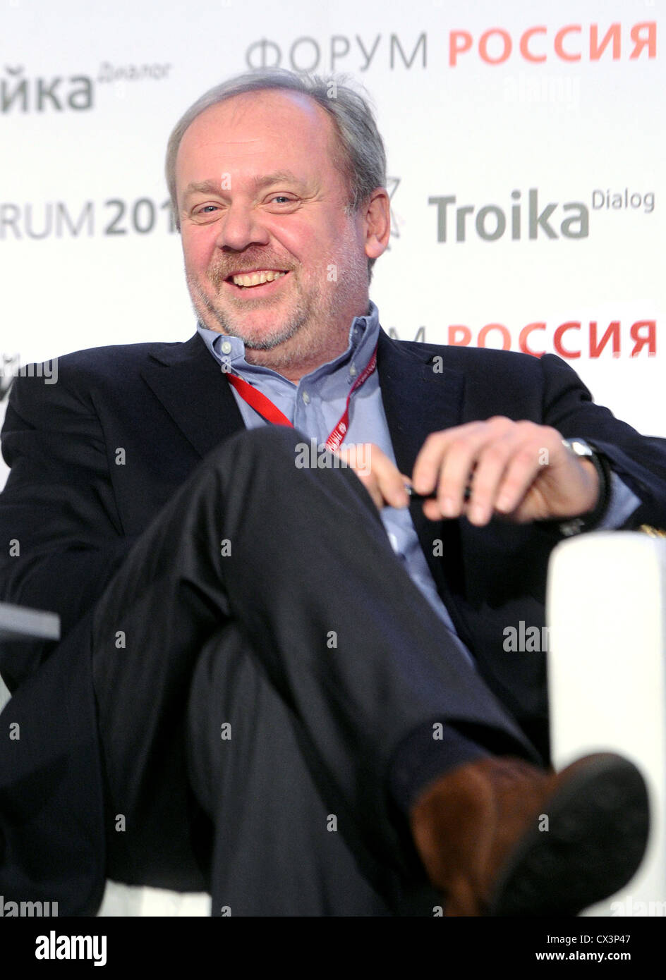 ITAR-TASS: MOSCOW, RUSSIA. FEBRUARY 3, 2011. Boris Jordan, President,  Chairman of the Board of Directors, Renaissance Insurance Group, at the  Russia Forum 2011, the Troika Dialog-hosted investment forum, held at  Moscow's World
