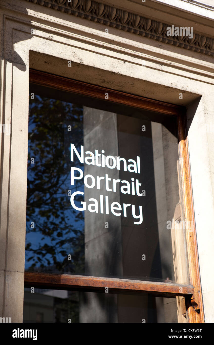 The National Portrait Gallery near Trafalgar Square, London Stock Photo