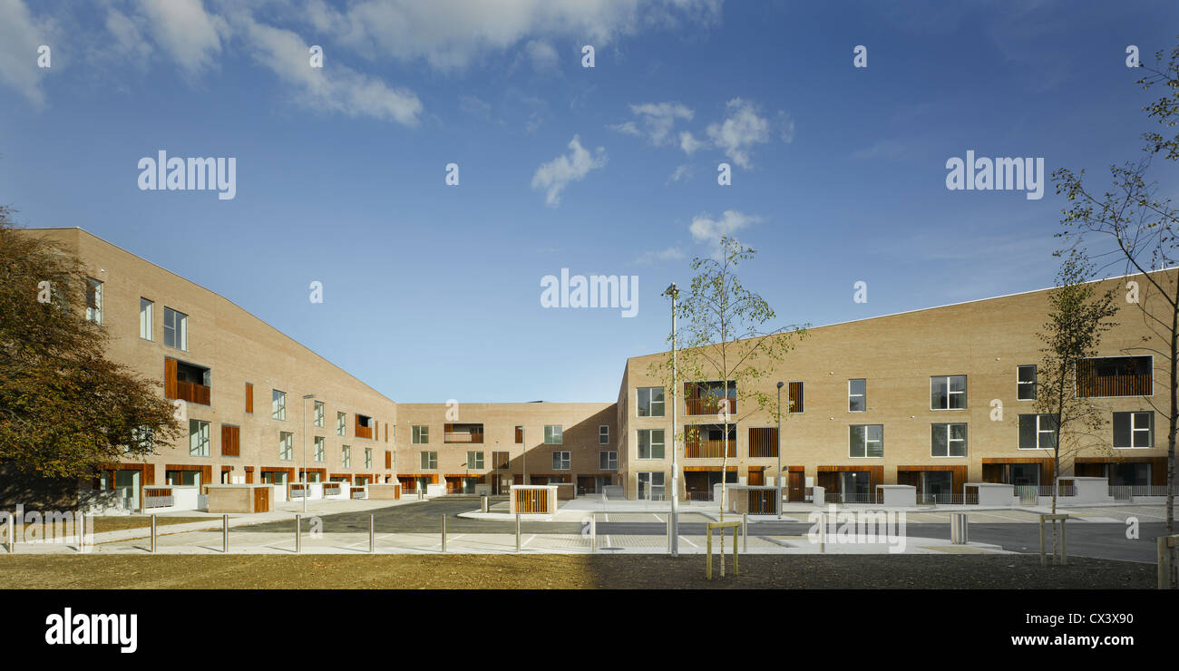 Santry Demesne, Social Housing, Europe, Ireland, Dublin, DTA Architects, 2009 Stock Photo Alamy