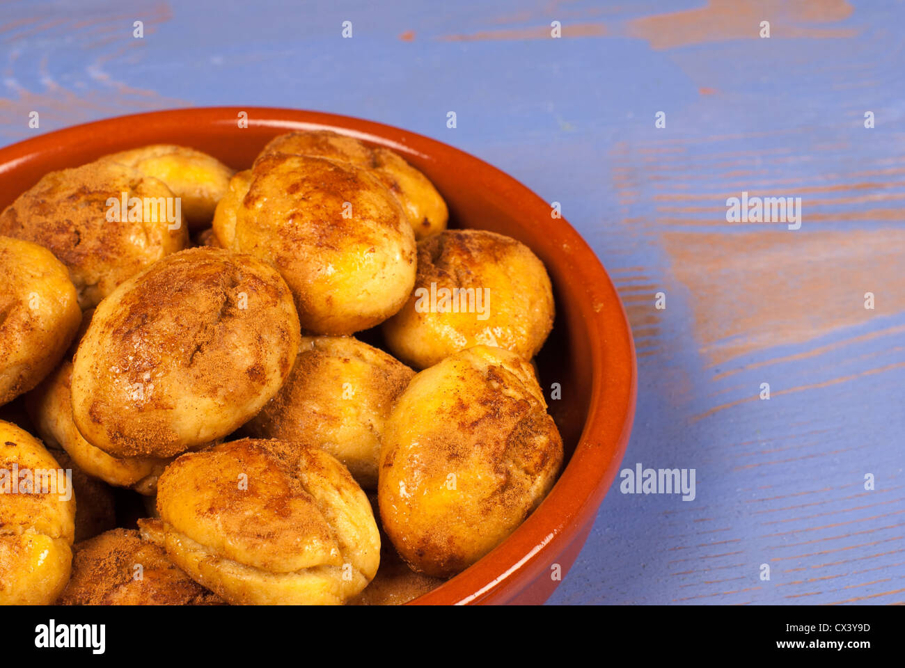 A bowl full of traditional Greek Christmas sweets Stock Photo Alamy
