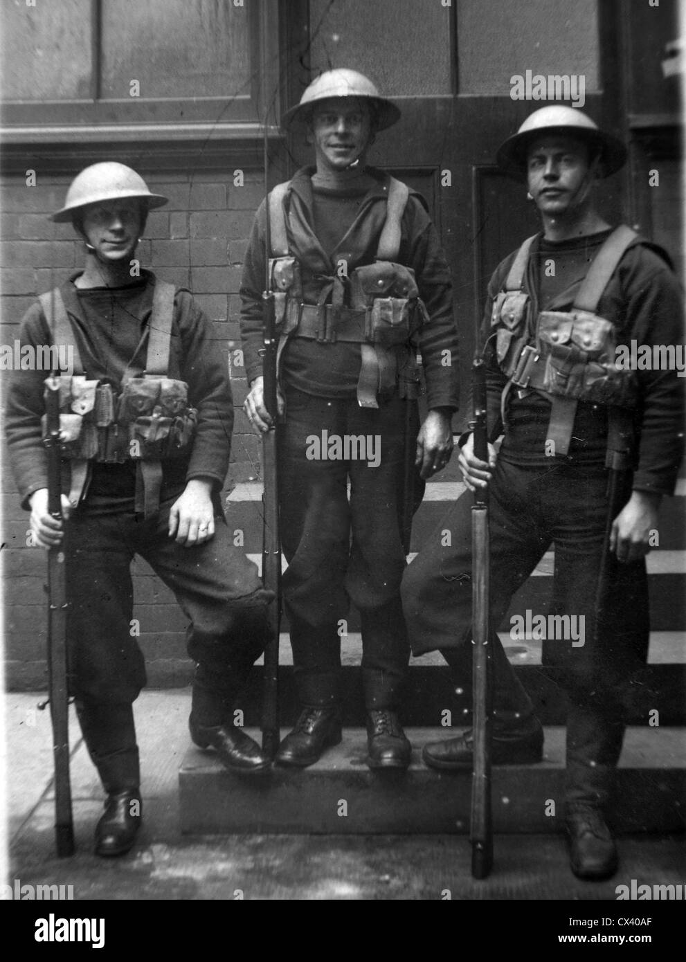 Royal Navy sailors of the Great War period in uniform Stock Photo Alamy