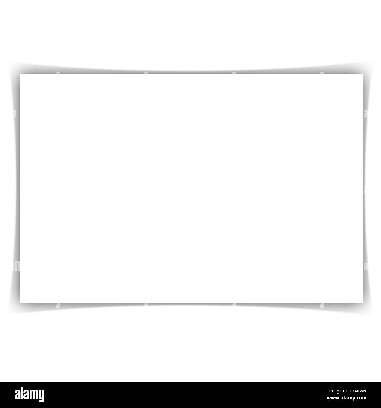 White note paper sheet Black and White Stock Photos & Images - Alamy