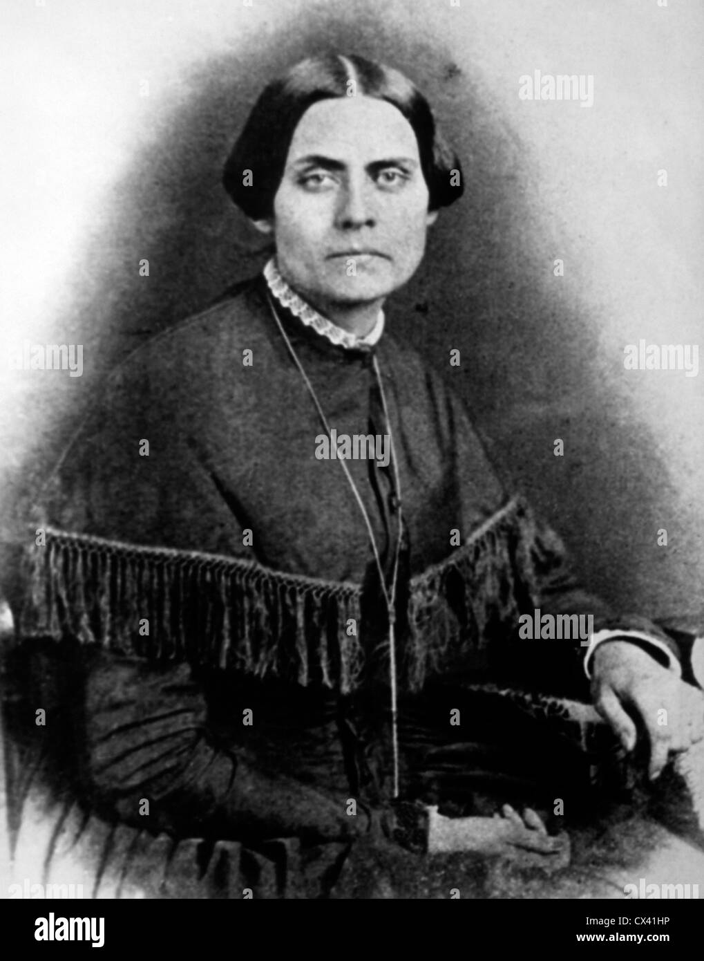 Susan B. Anthony (1820-1906), American Reformer, Leader of Suffrage Movement Stock Photo