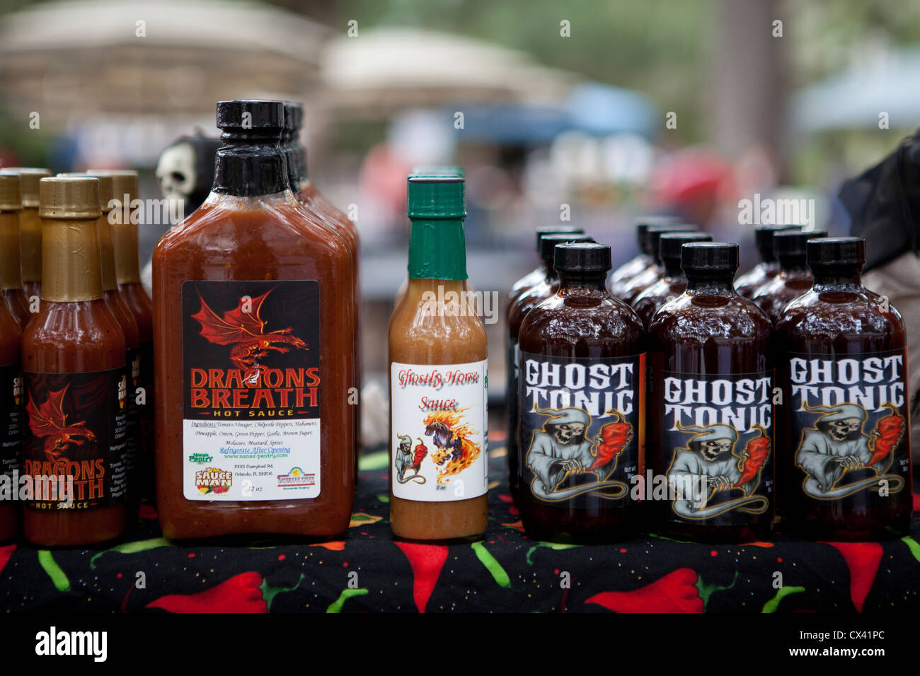 Flea Market Lake Eola Orlando Florida USA Stock Photo Alamy