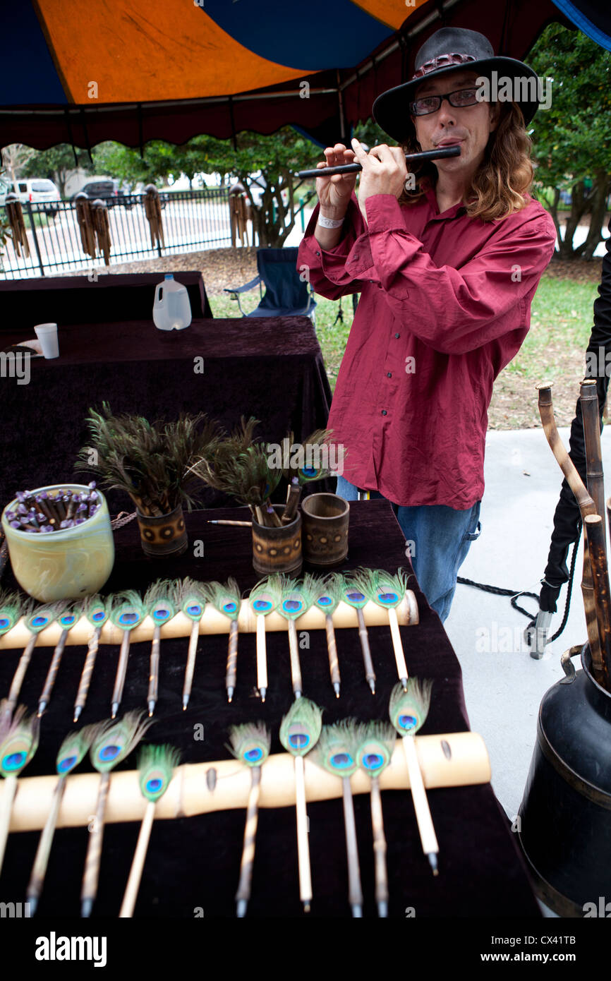 Flea Market Lake Eola Orlando Florida USA Stock Photo Alamy