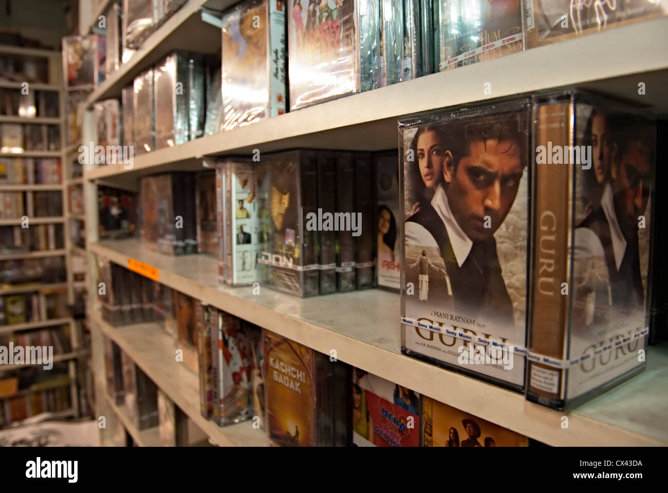 Asian indian cd dvd shop hi-res stock photography and images - Alamy