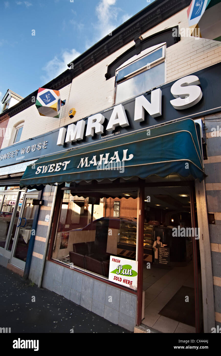 Birmingham ladypool road home of the balti triangle and also asian