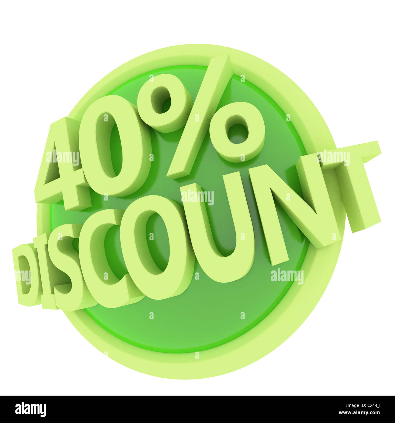 Discount button Stock Photo