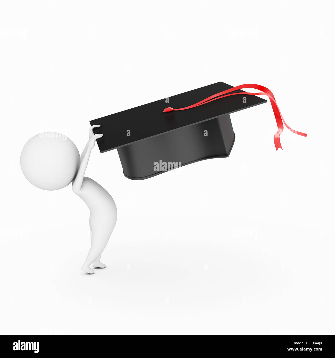 3d graduation cap diploma hi-res stock photography and images - Alamy