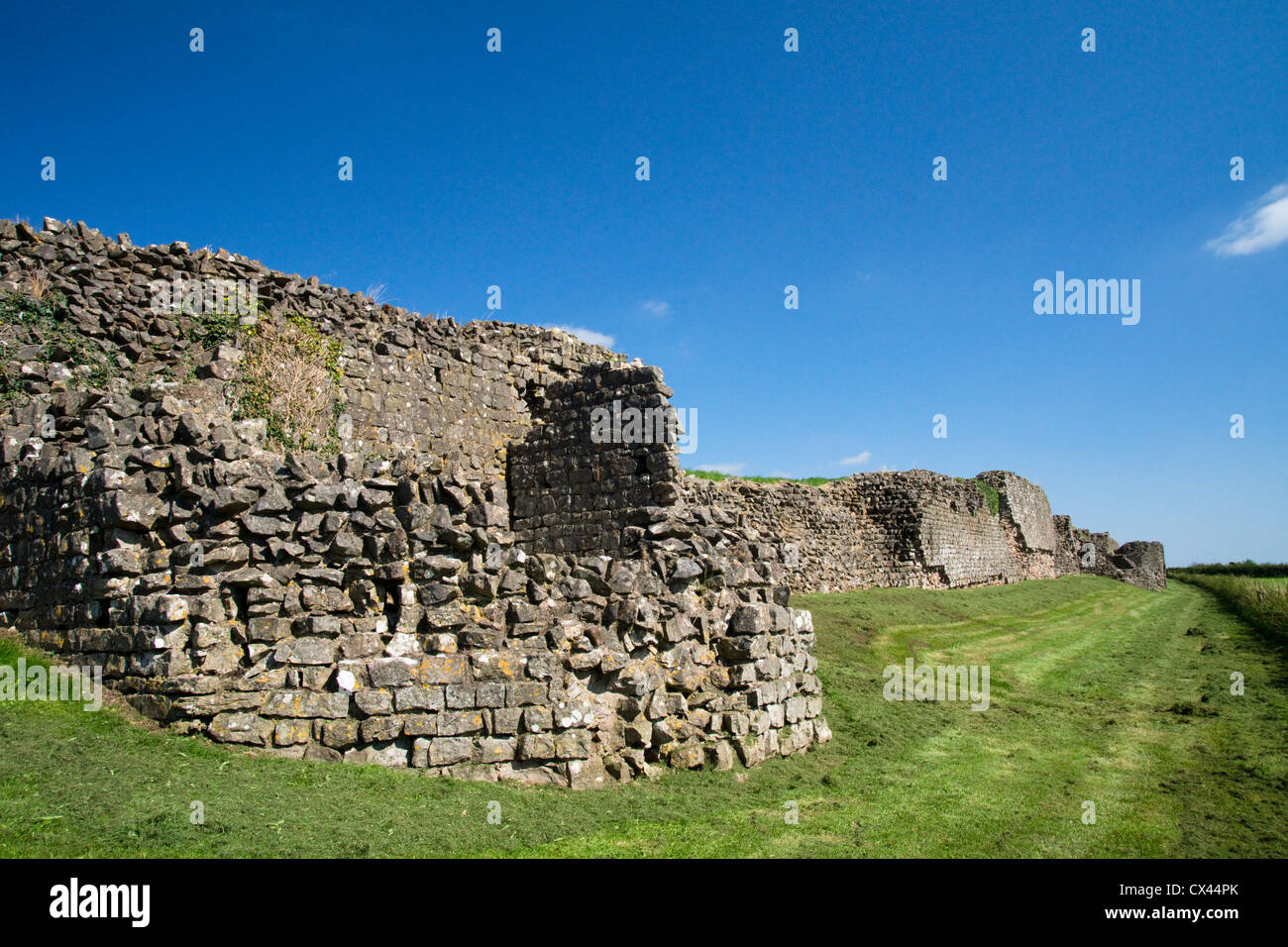 The Roman ruins at Caerwent in Monmouthshire Wales UK Stock Photo Alamy