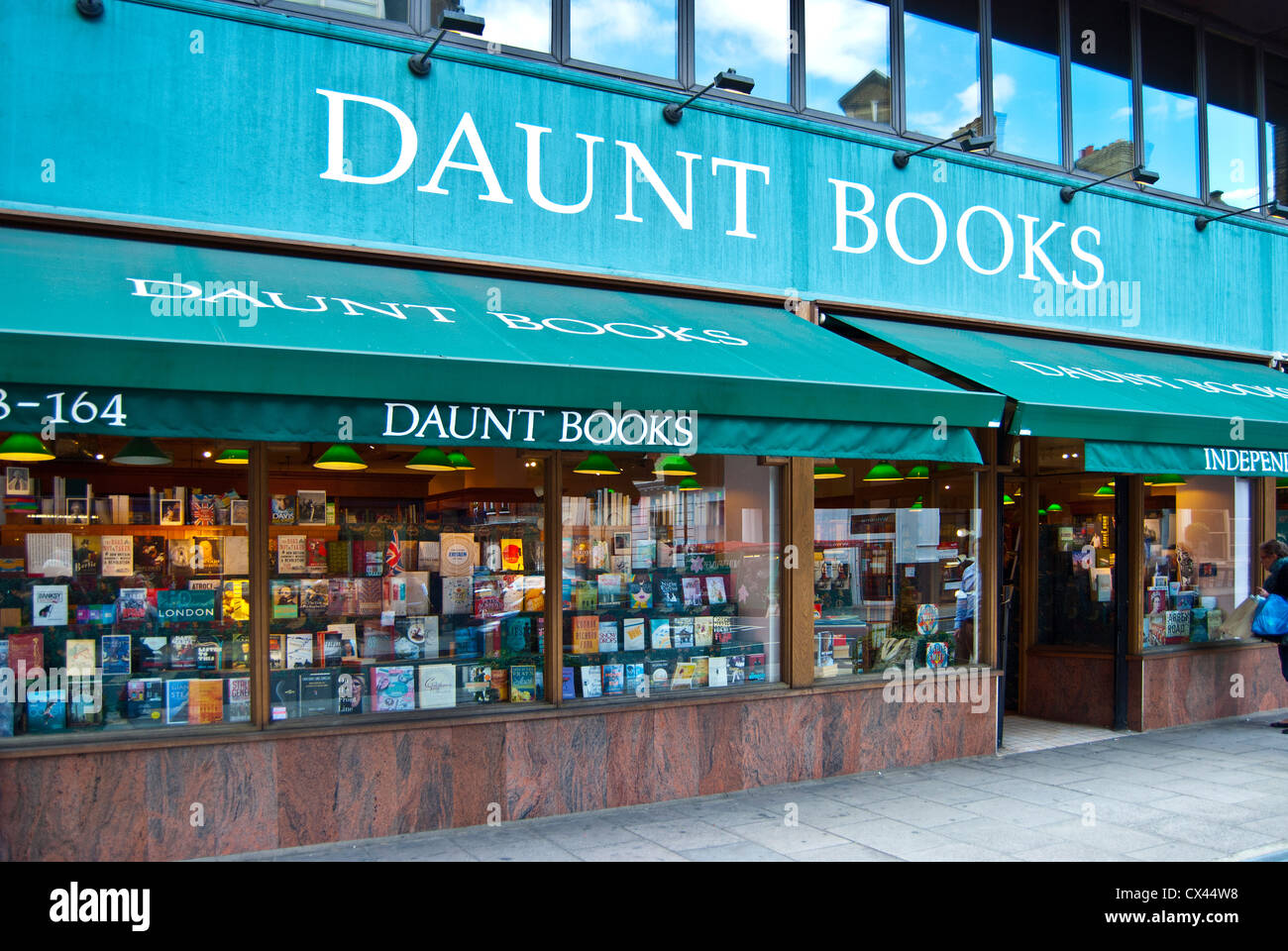 Daunt Books Fulham Road London Stock Photo Alamy