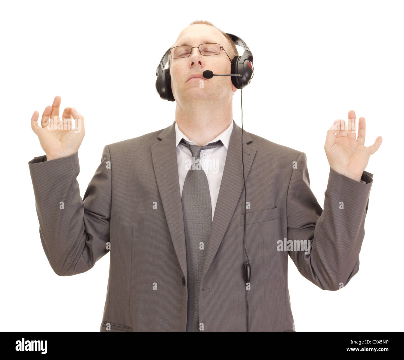 Set headphone hi-res stock photography and images - Alamy