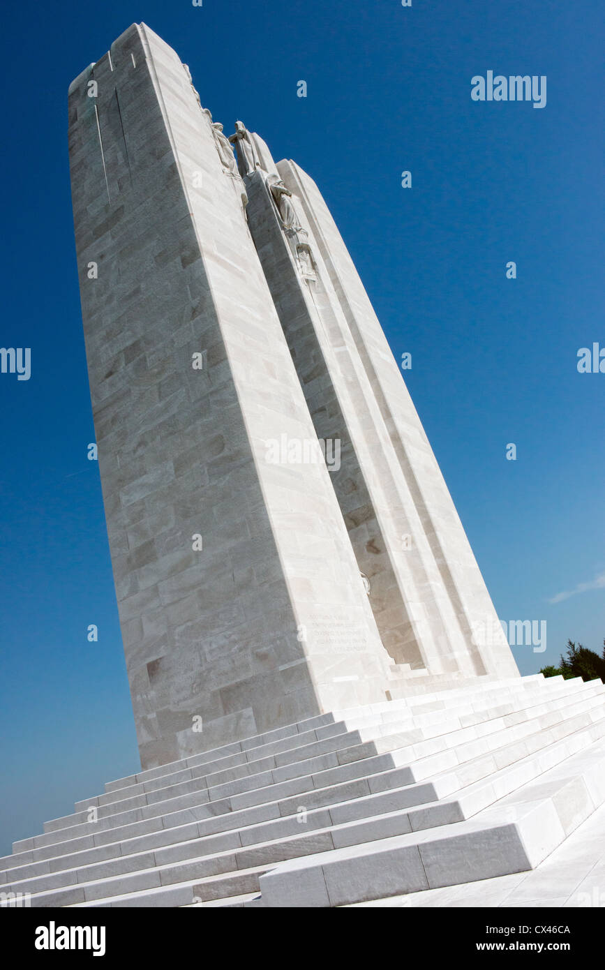 The Canadian National WW1 monument at Vimy ridge Stock Photo
