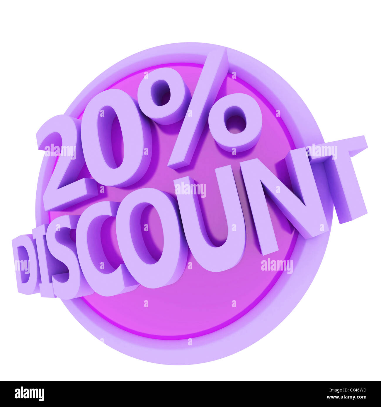 Discount button Stock Photo