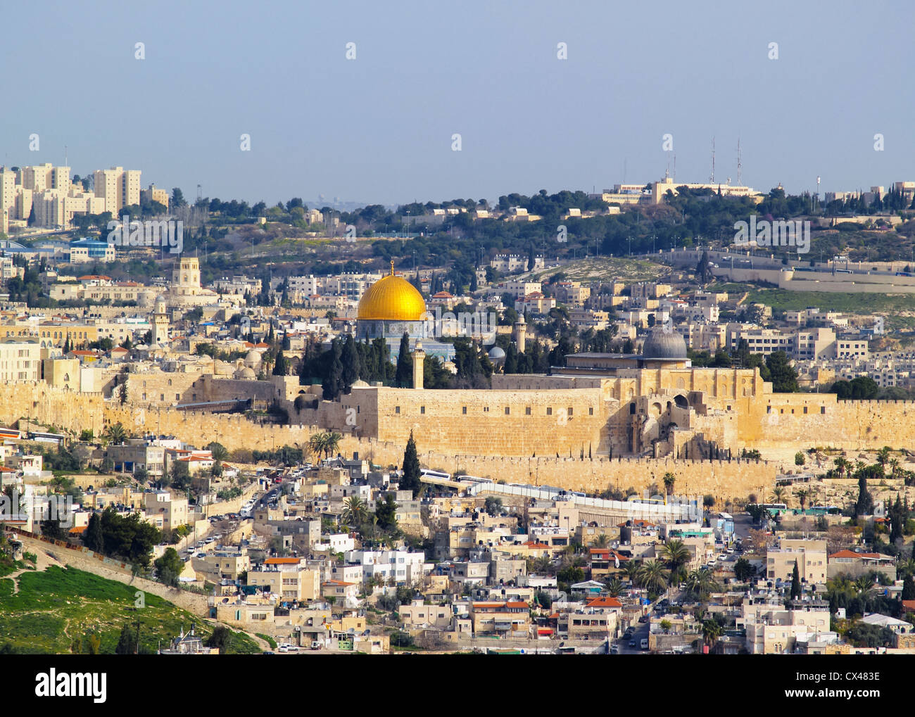 Jerusalem old city wall hi-res stock photography and images - Alamy