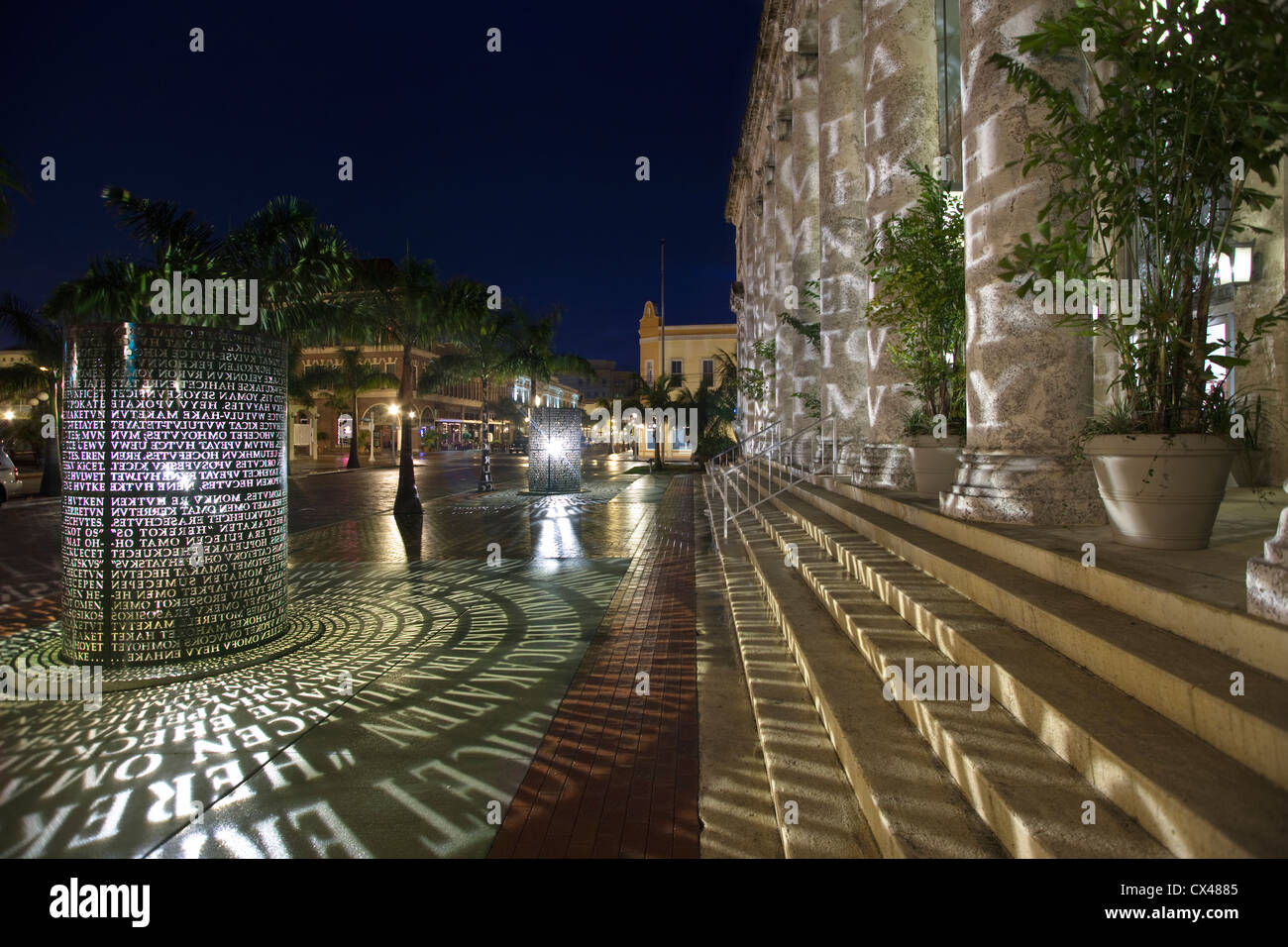 CALOOSAHATCHEE MANUSCRIPTS LIGHT SCULPTURE ART MUSEUM FIRST STREET