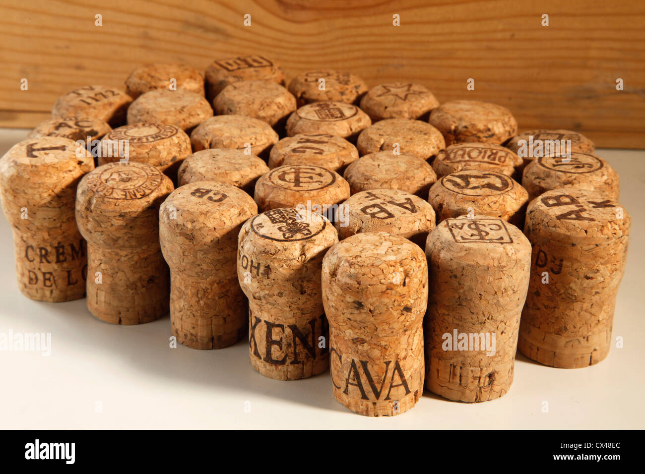 Champagne & sparkling wine corks Stock Photo Alamy
