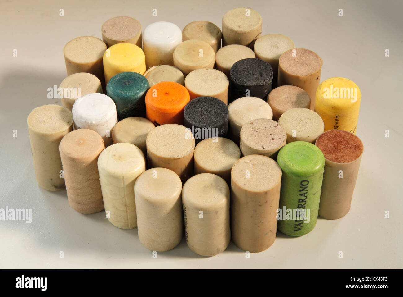Plastic & Synthetic wine corks Stock Photo Alamy