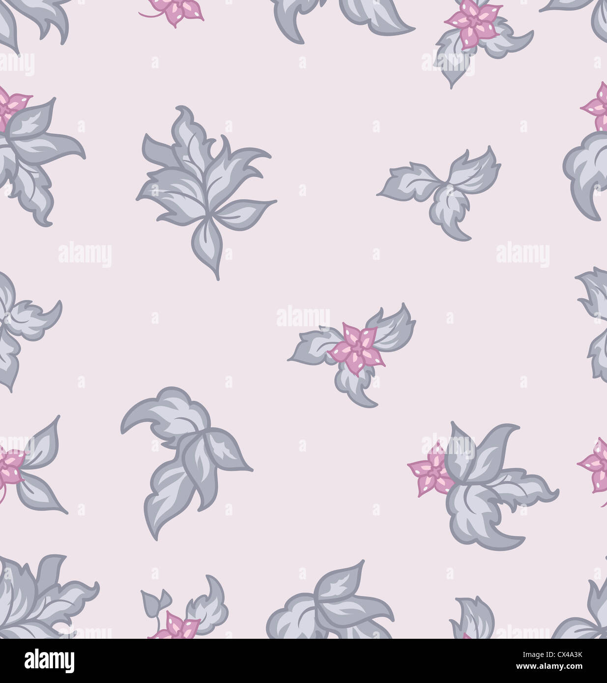 Illustration cute flower vintage seamless background - vector Stock ...