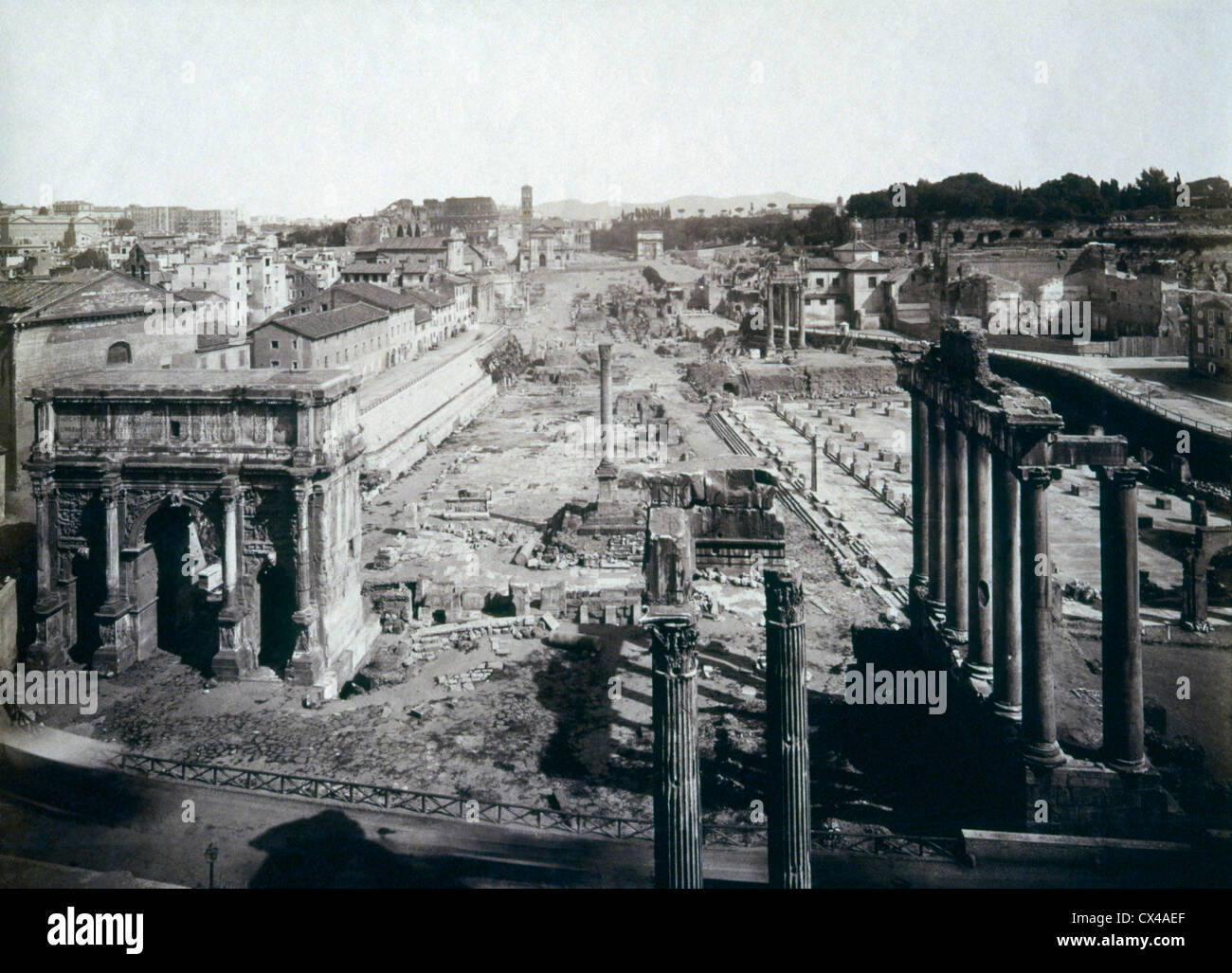 Forum, Rome, Italy, Albumen Photograph, Circa 1880 Stock Photo - Alamy
