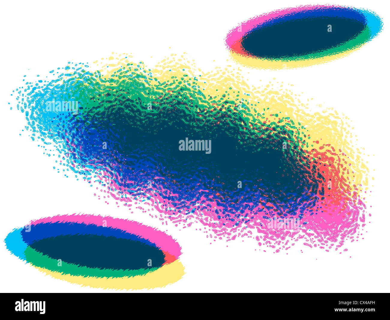 set of colorful speech bubbles, vector EPS10 Stock Photo - Alamy